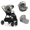 Joie Pack Trio Poussette Finiti Signature Carbon + Siège Auto I-snug 2 Pebble + Nacelle Ramble Signature Xl Carbon